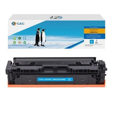 G&G Картридж G&G для Canon 067 MF651Cw/MF655Cdw/MF657Cdw/LBP631Cw/LBP633Cdw Cyan (1250 стор) G&G-5101C002 фото