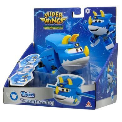 Super Wings Super Wings Transformer Toy Transforming Trico, 12.5cm EU790242 фото