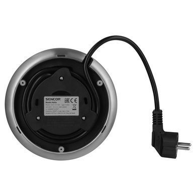 Sencor Електрочайник 1.7л, Strix, LED дисплей, подвійні стінки, сенс. керування, чорний SWK0951BK фото