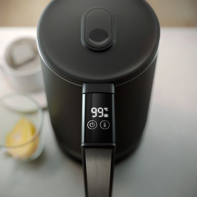 Philips Электрочайник Series 7000, Strix, с двойными стенками, 6 темп.реж, черный HD9396/90 фото