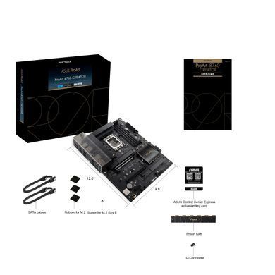 ASUS Материнcкая плата PROART B760-CREATOR s1700 B760 4xDDR5 M.2 HDMI DP ATX 90MB1F20-M0EAY0 фото