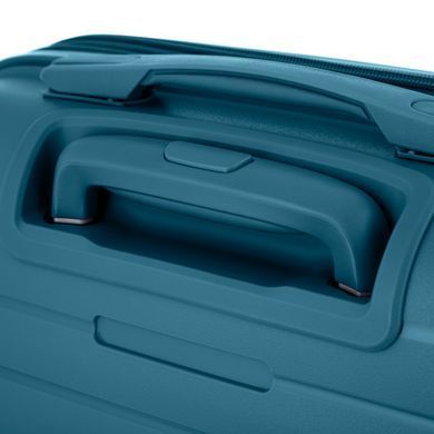 2E Suitcase Small, Aero, polypropylen, 35/44 L, TSA, 4 wheels, EXP, teal blue 2E-SPP-AERO-S-TB фото