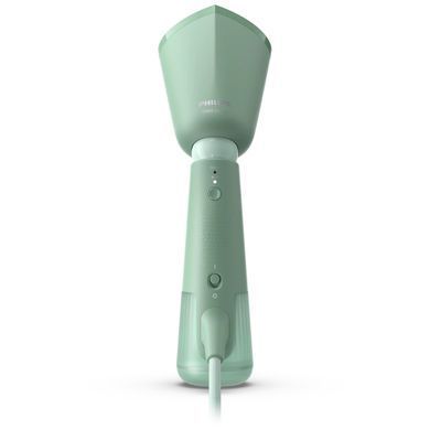 Philips Отпариватель компактный Series 5000, 1400Вт, 120мл, паровой удар -24гр, складная ручка, пластик, серо-зеленый STH5010/70 фото