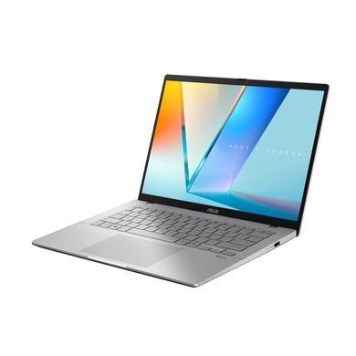 ASUS Ноутбук ASUS Vivobook S 14 S3407CA-LY023 14" WUXGA IPS, Intel Ultra 5 225H, 16GB, F512GB, UMA, NoOS, Сріблястий 90NB16J1-M008L0 фото