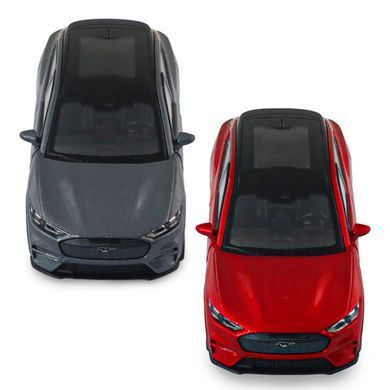 Автомодель - FORD MUSTANG MACH-E GT 2023 (красный, серебристо-серый) 250387W фото