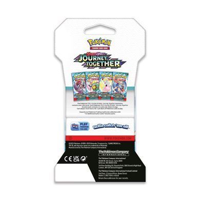 Pokemon TCG Колекційна карткова гра Pokemon: Journey Together Sleeved Booster, бустер пак (1 шт) 196214108264 фото