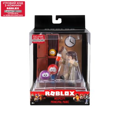 Ігрова колекційна фігурка Roblox Desktop Series Meep City: Principal Panic W6 ROB0261 фото