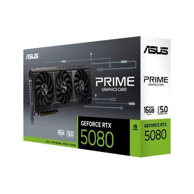 ASUS Відеокарта GeForce RTX 5080 16GB GDDR7 PRIME-RTX5080-16G 90YV0LX1-M0NA00 фото