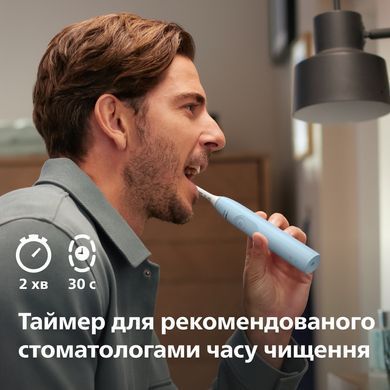 Philips Щетка зубная электр. Sonicare 5300 Series, 62т. колеб/мин, насадок-1, голубой HX7106/01 фото