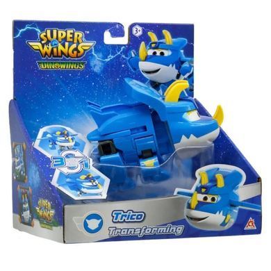 Super Wings Super Wings Transformer Toy Transforming Trico, 12.5cm EU790242 фото