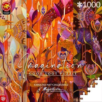 GoodLoot Puzzle GoodLoot Imagination: Karolina Matyjaszkowicz In the Avian Thicket Triptych 1000 5908305250890 фото