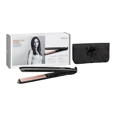 BaByliss Випрямляч Babyliss Smooth Control, 49Вт, темп.режимів-13, 170-235C, кераміка, чорний ST298E фото