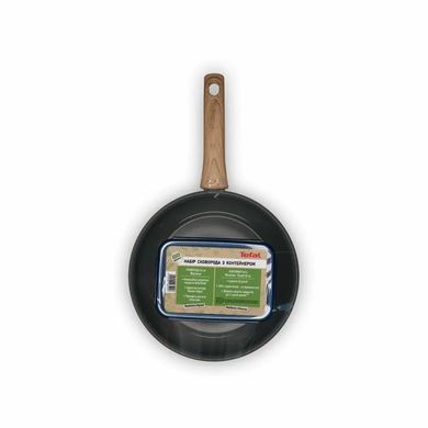 Tefal Сковорода Renew+контейнер Tefal Master Seal Eco,26см, 0.8л, алюміній, бакеліт, скло, сірий, прозорий C4250543 фото