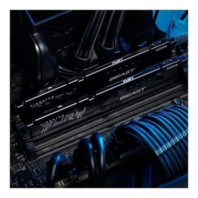 Kingston Пам'ять ПК DDR5 128GB KIT (64GBx2) 5600 FURY Beast KF556C40BBK2-128 фото