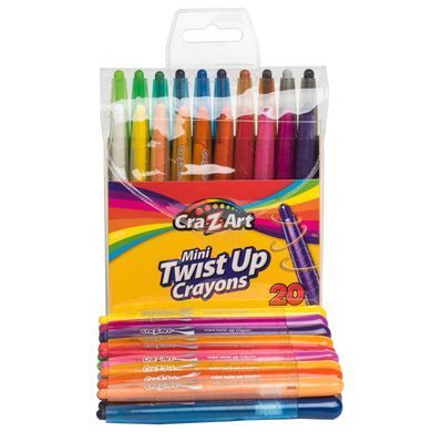 Cra-Z-Art Кольорові олівці Mini Twist Up, 20шт 10253CRA фото