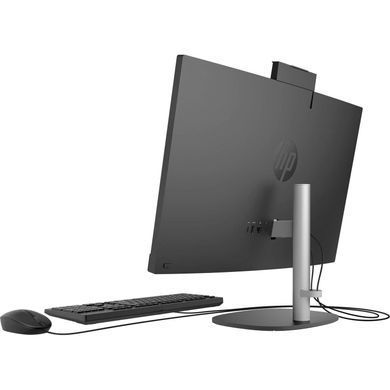 HP Комп'ютер персональний моноблок HP 240-G10 23.8" FHD IPS AG, Intel i3-N300, 8GB, F512GB, UMA, WiFi, кл+м, DOS, чорний 9M9M9AT фото