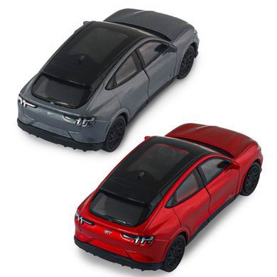 Автомодель - FORD MUSTANG MACH-E GT 2023 (красный, серебристо-серый) 250387W фото