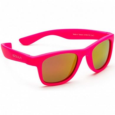 Детские солнцезащитные очки Koolsun неоново-розовые серии Wave (Размер: 3+) KS-WANP003 фото