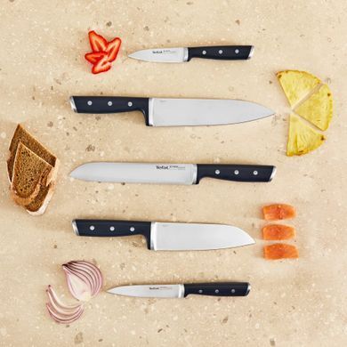 Tefal Набір ножів Tefal Ever Sharp Pro, 6 предметів, нержавіюча сталь, бакеліт, чорний K297S644 фото