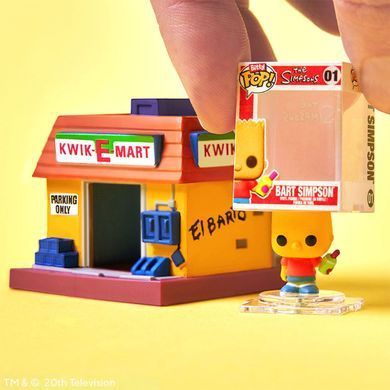 Набір фігурок BITTY POP! Town серії "Сімпсони" - БАРТ СІМПСОН І КВІКІ-МАРТ 83684 фото