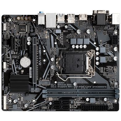 Gigabyte Материнська плата H410M H V2 s1200 H470 2xDDR4 M.2 HDMI mATX H410M_H_V2 фото