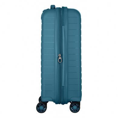 2E Suitcase Small, Aero, polypropylen, 35/44 L, TSA, 4 wheels, EXP, teal blue 2E-SPP-AERO-S-TB фото