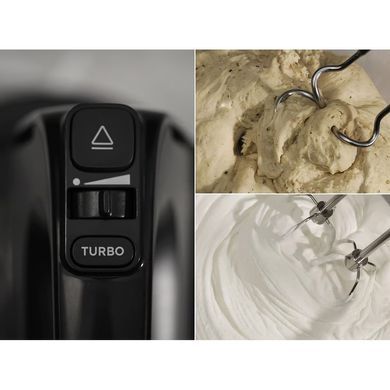 Electrolux Миксер стационарный 450Вт, насадки-4, чаша-металл, 3.5л, серый темный ESM4B фото