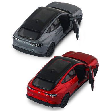 Автомодель - FORD MUSTANG MACH-E GT 2023 (красный, серебристо-серый) 250387W фото
