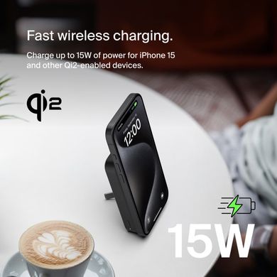 Belkin Портативное зарядное устройство Power Bank 8000мАч, MagSafe Wireless, черный BPD007BTBK фото