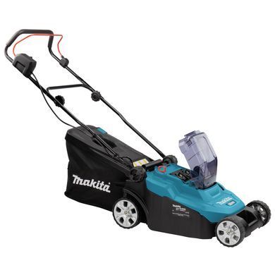 Makita Газонокосилка аккумуляторная DLM382CM2, 36В(18+18В LXT), 270-540 м2, 40 л, 25 - 75 мм (6 позиций), 14.5 кг, SOLO DLM382CM2 фото