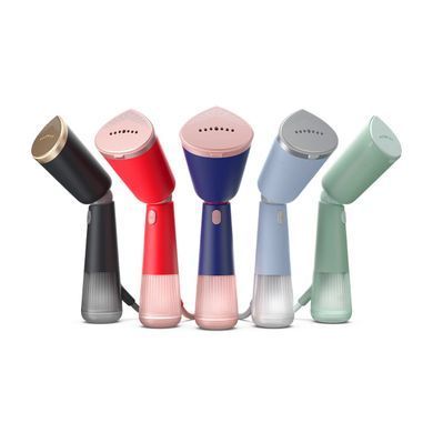 Philips Отпариватель компактный Series 5000, 1400Вт, 120мл, паровой удар -24гр, складная ручка, пластик, серо-зеленый STH5010/70 фото