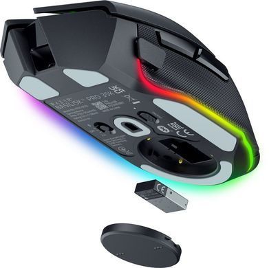 Razer Миша Basilisk V3 Pro 35K, RGB, USB-A/WL/BT, чорний RZ01-05240100-R3G1 фото