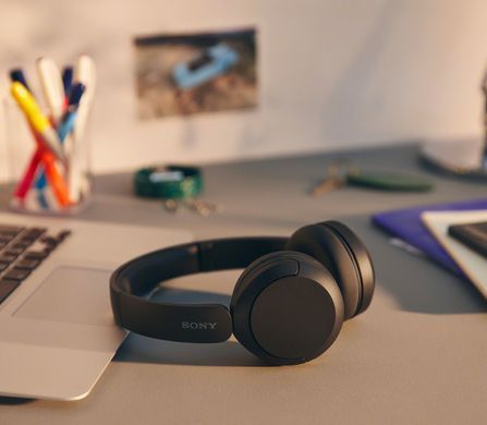 Sony Навушники On-ear WH-CH520 BT 5.2, SBC, AAC, Wireless, Mic, Чорний WHCH520B.CE7 фото