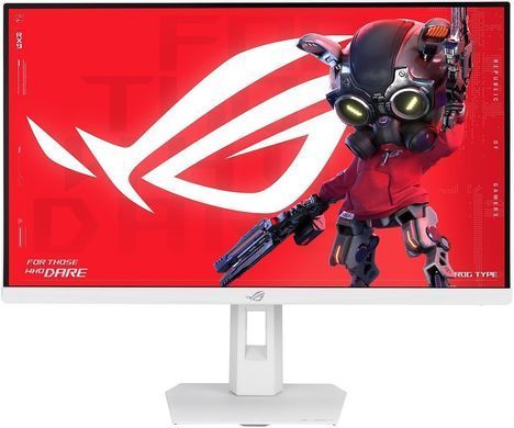 ASUS Монітор Asus 27" ROG Strix XG27ACMES-W HDMI, DP, USB-C, IPS, 2560x1440, 255Hz, 0.3ms, sRGB 133%, AdaptiveSync, Pivot, HDR400, білий 90LM0C92-B01171 фото