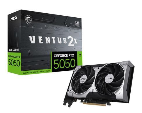 MSI Відеокарта GeForce RTX 5050 8GB GDDR6 VENTUS 2X OC 912-V538-002 фото