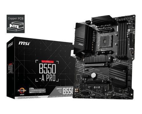 MSI Материнcька плата B550-A PRO sAM4 B550 4xDDR4 HDMI DP ATX 911-7C56-076 фото
