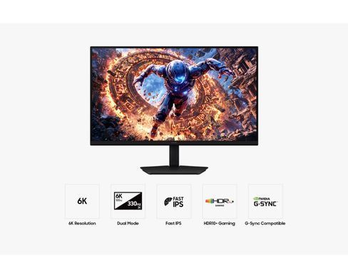 Samsung Монітор Samsung 32" Odyssey Gaming G80HS 2xHDMI, DP, USB, IPS, 6144x3456, 165Hz, 1ms LS32HG802ESXUA фото