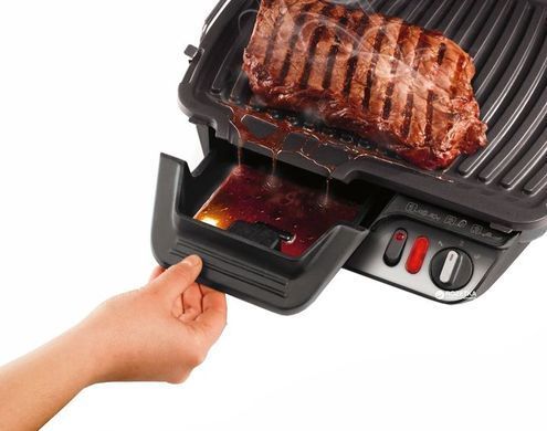 Tefal Гриль прижимной HealthGrill Comfort 2000Вт, темп. режимов-3, съёмные пластины, металл GC306012 фото