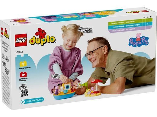 LEGO Конструктор DUPLO Peppa Pig Морская прогулка Пеппы на лодке 10432 фото
