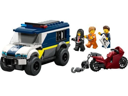 LEGO Конструктор LEGO City Поліцейський фургон для перевезення в'язнів 60479 фото