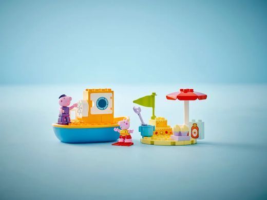 LEGO Конструктор DUPLO Peppa Pig Морская прогулка Пеппы на лодке 10432 фото
