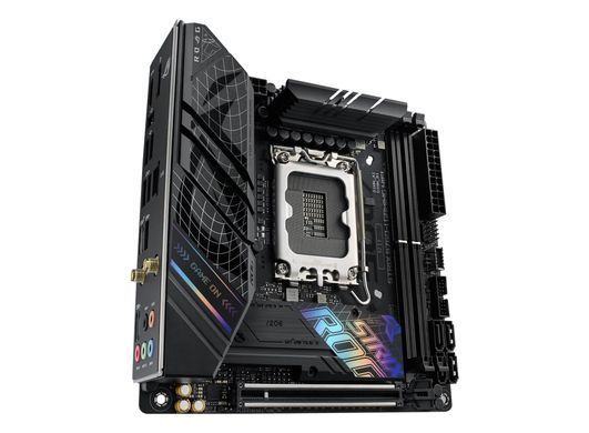 ASUS Материнcкая плата ROG STRIX B760-I GAMING WIFI s1700 B760 2xDDR5 M.2 HDMI DP Wi-Fi BT mITX 90MB1D90-M1EAY0 фото
