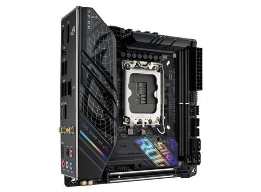 ASUS Материнcкая плата ROG STRIX B760-I GAMING WIFI s1700 B760 2xDDR5 M.2 HDMI DP Wi-Fi BT mITX 90MB1D90-M1EAY0 фото