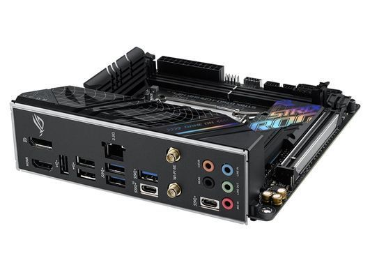 ASUS Материнcкая плата ROG STRIX B760-I GAMING WIFI s1700 B760 2xDDR5 M.2 HDMI DP Wi-Fi BT mITX 90MB1D90-M1EAY0 фото