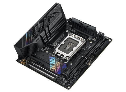 ASUS Материнcкая плата ROG STRIX B760-I GAMING WIFI s1700 B760 2xDDR5 M.2 HDMI DP Wi-Fi BT mITX 90MB1D90-M1EAY0 фото
