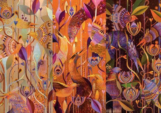 GoodLoot Puzzle GoodLoot Imagination: Karolina Matyjaszkowicz In the Avian Thicket Triptych 1000 5908305250890 фото