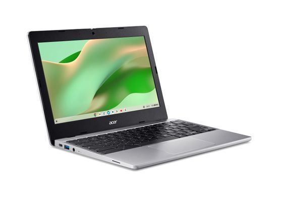 Acer Ноутбук Acer Chromebook CB311-12H 11" IPS, Intel C N100, 8GB, F128GB, UMA, ChromeOS, сріблястий NX.KX1EU.001 фото