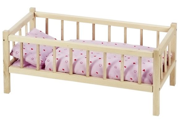 Кроватка для кукол goki с боковинками RA107G фото