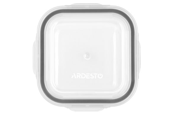 Контейнер для хранения Ardesto Gemini 300 мл, квадратный, боросиликатное стекло AR1230SQ фото