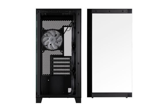2E Gaming Корпус Fantom GK701B без БП 2xUSB3.0, 1xUSBType-C 4x120мм ARGB VGA 400мм LCS ready контроллер с пультом TG Side/Front Panel mATX чёрный 2E-GK701B фото